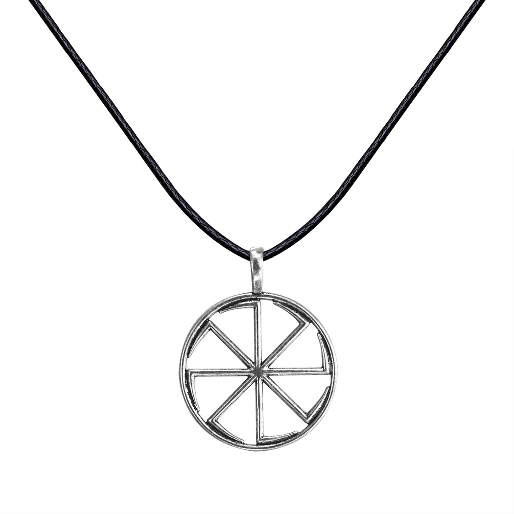 Slavic Kolovrat Amulet Pagan Sun Talisman Power Male Spinning Wheel of Life Pendant Necklace Men Statement Jewelry
Slavic Kolovrat Amulet Pagan Sun Talisman Power Male Spinning Wheel of Life Pendant Necklace Men Statement Jewelry