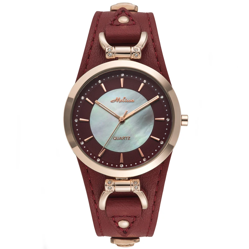 New MELISSA Women Watches Luxury MIYOTA Quartz Watch Waterproof Vintage Watches Waterproof Leather Sapphire Shell Dial F12221
New MELISSA Women Watches Luxury MIYOTA Quartz Watch Waterproof Vintage Watches Waterproof Leather Sapphire Shell Dial F12221