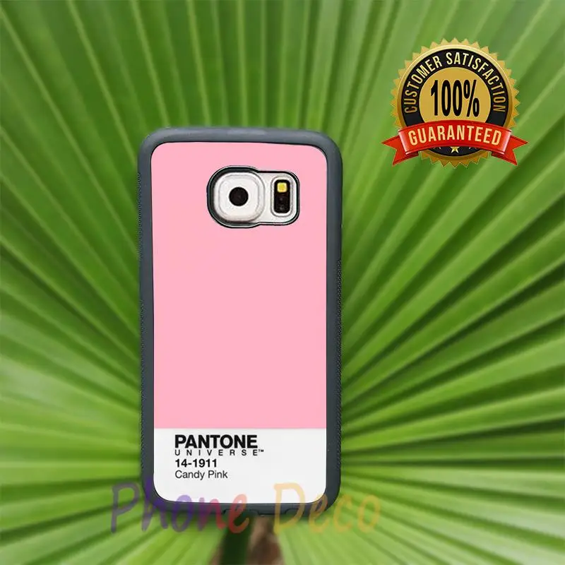 Pantone конфеты розовый мода сотовый телефон случаях для Samsung S3 S4 S5 S6 край плюс S7 note7