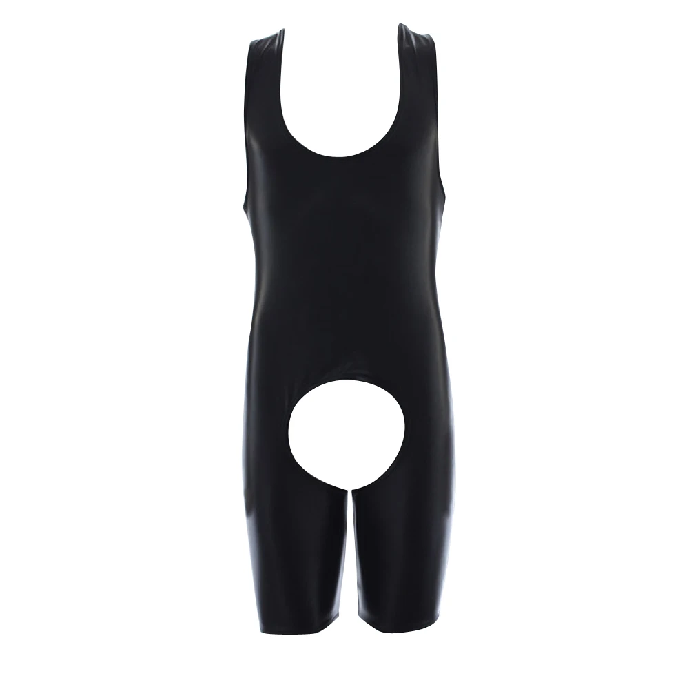 Open Crotch Latex Catsuit Men Faux Leather Crotchless Gay Men's Clothing Spandex Bodysuit Sexy Fetish Bondage Costumes Lingerie
Open Crotch Latex Catsuit Men Faux Leather Crotchless Gay Men's Clothing Spandex Bodysuit Sexy Fetish Bondage Costumes Lingerie