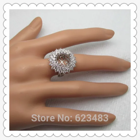 Free Shipping Center stone 9X11mm Oval Cut Solid 14kt White Gold Full Roundl Cut Ring
Free Shipping Center stone 9X11mm Oval Cut Solid 14kt White Gold Full Roundl Cut Ring