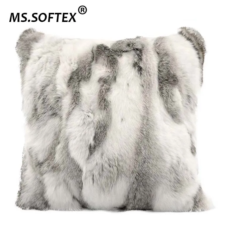 MS.Softex Genuine Rabbit Fur Pillow Case Patchwork Pillow Cover Natural Fur Cushion Cover Home Decoration FREE SHIPPING
MS.Softex Genuine Rabbit Fur Pillow Case Patchwork Pillow Cover Natural Fur Cushion Cover Home Decoration FREE SHIPPING