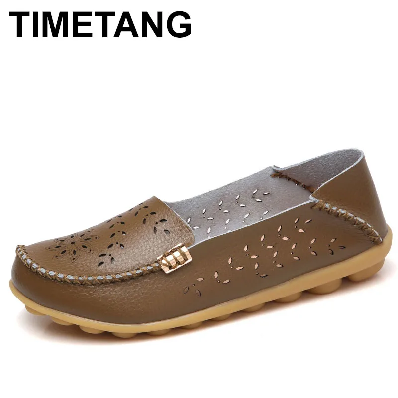 TIMETANG Ballet flats women Genuine Leather Moccasins Summer Slip On Female Loafers Folding Flower Casual Sapato Feminino C272
TIMETANG Ballet flats women Genuine Leather Moccasins Summer Slip On Female Loafers Folding Flower Casual Sapato Feminino C272