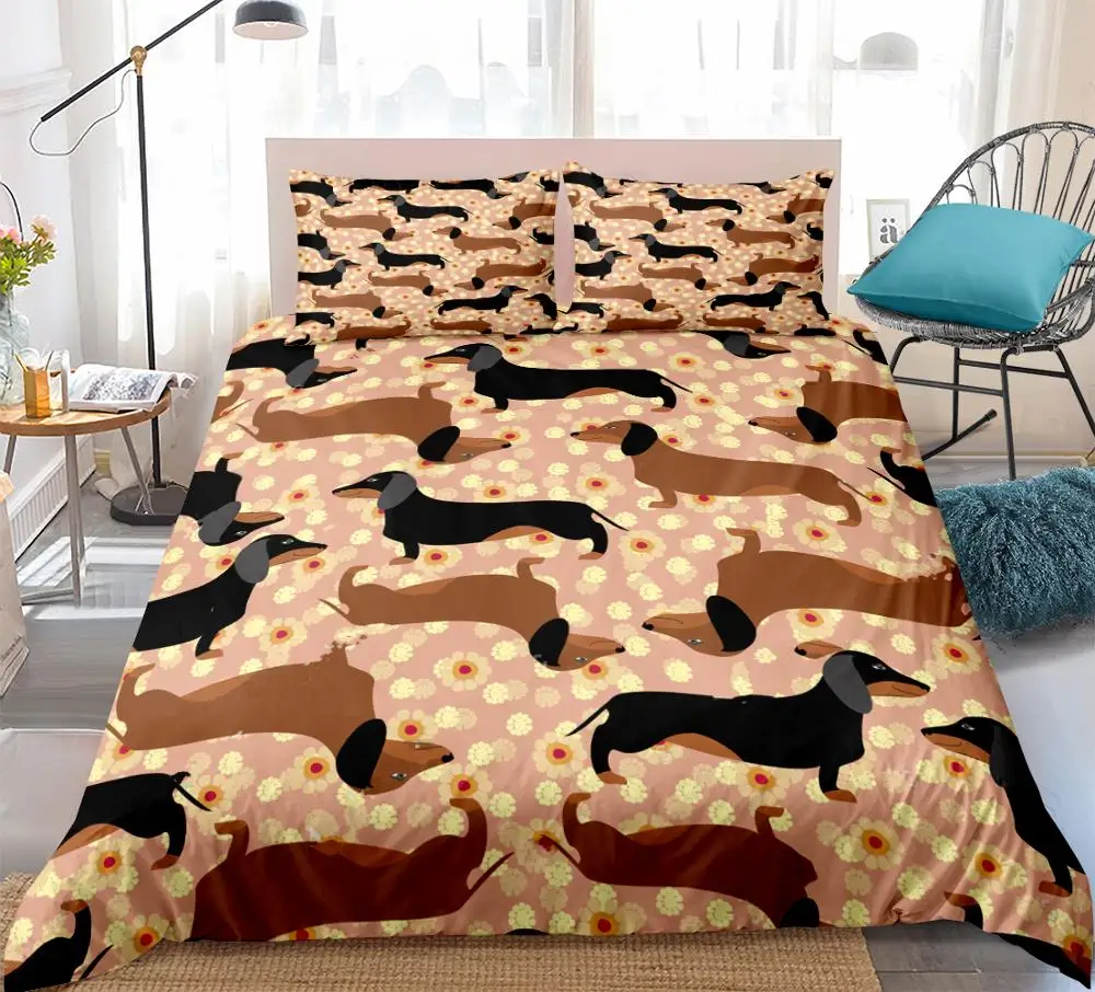 Cute taupe puppy Bedding set for Boys Girls Duvet cover set Cartoon pet Bed line Lovely dog Pattern Bedspread King home Textile
Cute taupe puppy Bedding set for Boys Girls Duvet cover set Cartoon pet Bed line Lovely dog Pattern Bedspread King home Textile