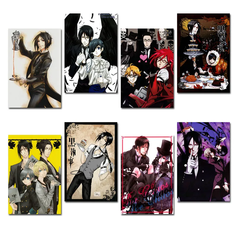 Art Silk Or Canvas Print Black Butler Anime Movie Poster 13x20 24x36 inch For Room Decor Decoration-001
Art Silk Or Canvas Print Black Butler Anime Movie Poster 13x20 24x36 inch For Room Decor Decoration-001