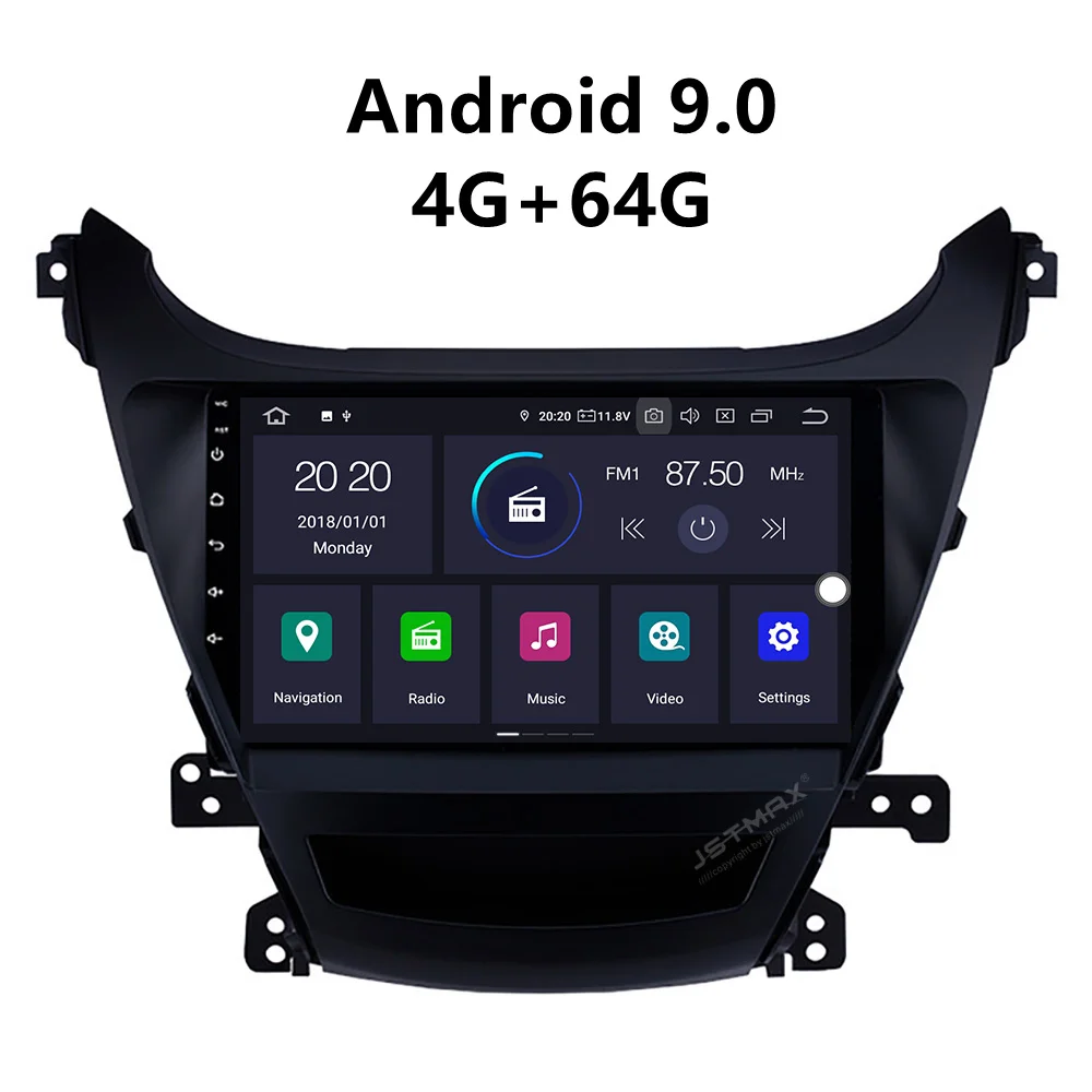 JSTMAX 9'' Android 9.0 4G + 64G ISP Screen Car DVD Radio Stereo Player For Hyundai Elantra Avante 2014 2015 Radio
JSTMAX 9'' Android 9.0 4G + 64G ISP Screen Car DVD Radio Stereo Player For Hyundai Elantra Avante 2014 2015 Radio