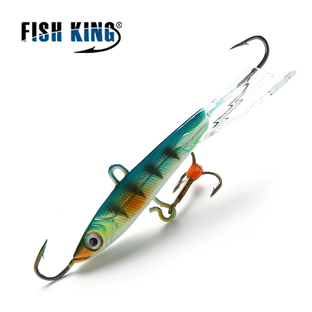 FISH KING 1 шт. приманка для подледной рыбалки джиг жесткая 8 см 22 г зимней окуня щуки