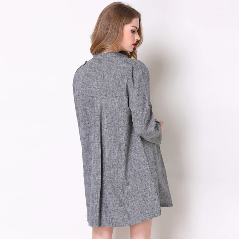 Nice New Fashion Women Ladies Trench Coat Spring Autumn Long Sleeve Turn Down Collar Office Wear Thin OL Coat Cardigans 6Q1866
Nice New Fashion Women Ladies Trench Coat Spring Autumn Long Sleeve Turn Down Collar Office Wear Thin OL Coat Cardigans 6Q1866