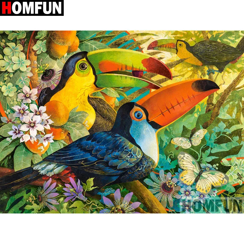 HOMFUN Full Square/Round Drill 5D DIY Diamond Painting "Animal bird" Embroidery Cross Stitch 5D Home Decor Gift A01008
HOMFUN Full Square/Round Drill 5D DIY Diamond Painting "Animal bird" Embroidery Cross Stitch 5D Home Decor Gift A01008