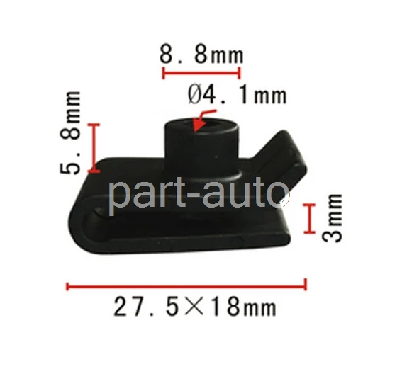 100x OEM For Lexus For Toyota Nylon U Nut #10 Screw Grommet Fender Liner Retainer Clip 90179-05060 For Auveco A17993 9017905060
100x OEM For Lexus For Toyota Nylon U Nut #10 Screw Grommet Fender Liner Retainer Clip 90179-05060 For Auveco A17993 9017905060