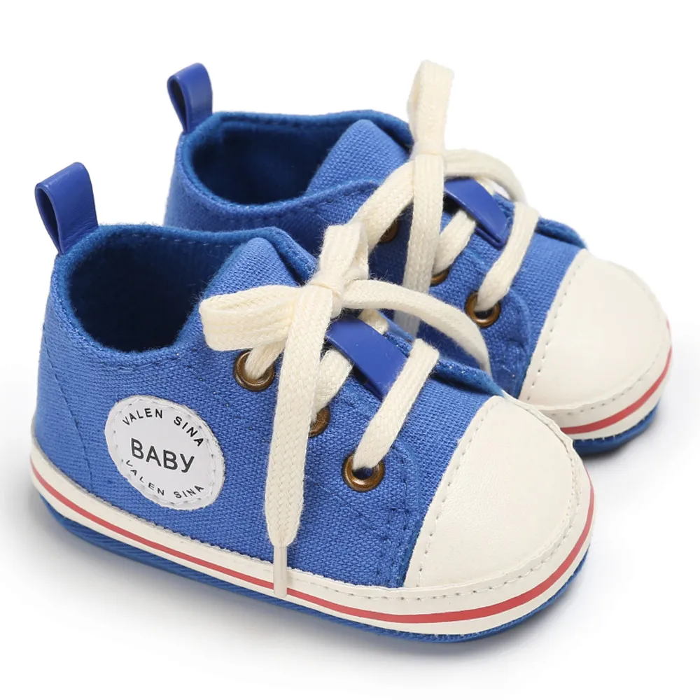 Toddler Girl Boys Crib Newborn Soft Sole Anti-slip Baby Canvas Shoes Sneakers brethable Shoes Lace-up Baby Girls first walkers
Toddler Girl Boys Crib Newborn Soft Sole Anti-slip Baby Canvas Shoes Sneakers brethable Shoes Lace-up Baby Girls first walkers
