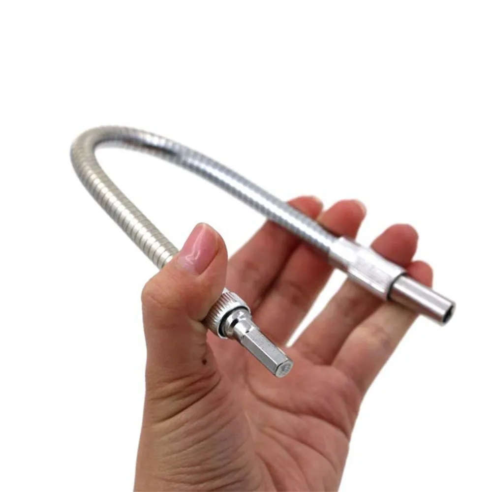 High Quality Metal Linear Flexible Shaft Crankshaft Drill Connecting Link for Electric drill Universal 1/4" Hex socket
High Quality Metal Linear Flexible Shaft Crankshaft Drill Connecting Link for Electric drill Universal 1/4" Hex socket