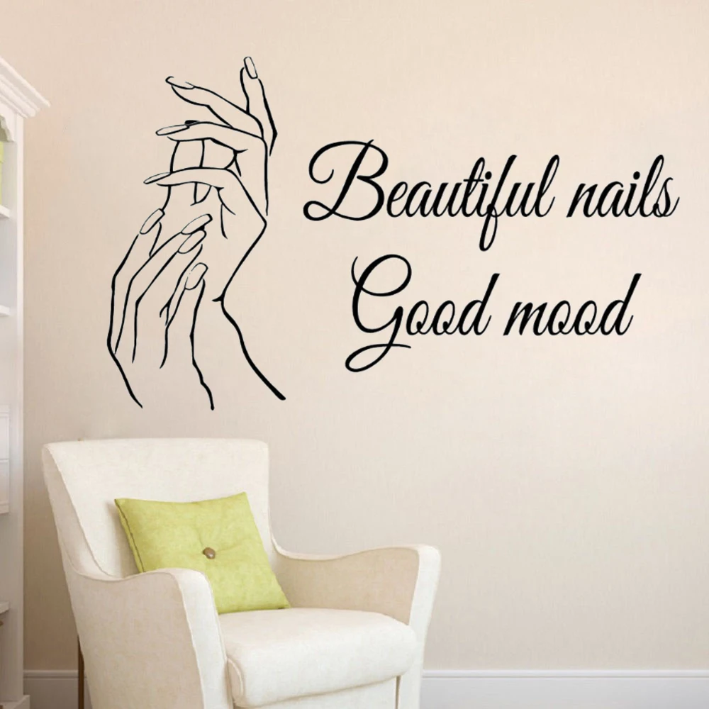 Nail Salon Wall Decals Manicure Shop Sign Wall Declas Nail Salon Quote Wall Mural Removable Nail Art Window Sticker N28
Nail Salon Wall Decals Manicure Shop Sign Wall Declas Nail Salon Quote Wall Mural Removable Nail Art Window Sticker N28