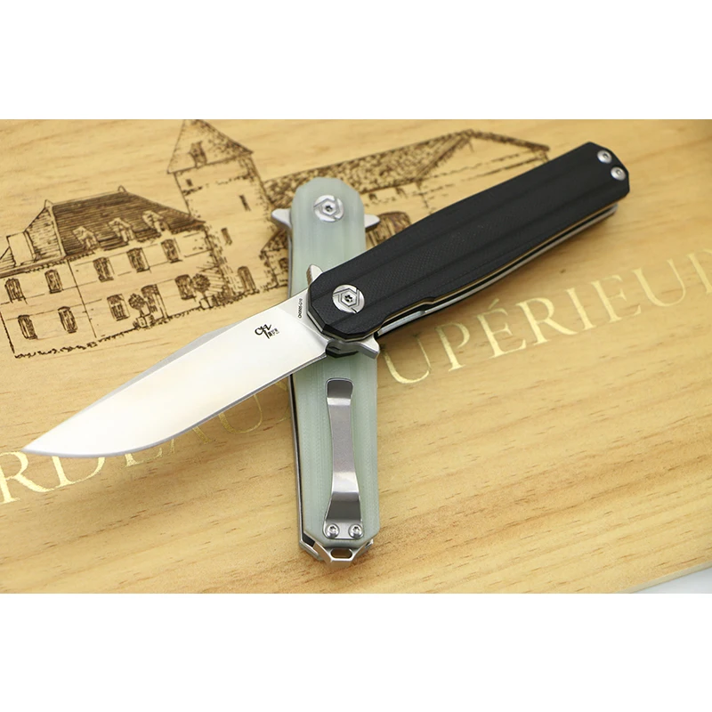 CH3505G10 High Quality Flipper folding knife D2 blade G10 handle Outdoor camping hunting pocke fruit knives EDC tools Gift Colle
CH3505G10 High Quality Flipper folding knife D2 blade G10 handle Outdoor camping hunting pocke fruit knives EDC tools Gift Colle