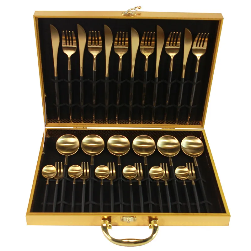 KuBac Black Gold Dinnerware Set 18/10 Stainless Steel Dinner Knife Fork White Gold Cutlery Set Pink With Giftbox Drop Shipping
KuBac Black Gold Dinnerware Set 18/10 Stainless Steel Dinner Knife Fork White Gold Cutlery Set Pink With Giftbox Drop Shipping
