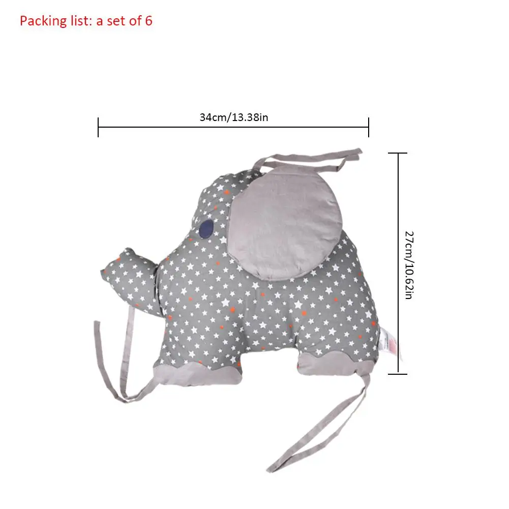 Cute Cartoon Elephant Breathable Baby Bed Around Embroidered Cotton Baby Cushion Baby Bedding Bed Bumper Creative Hold Pillow
Cute Cartoon Elephant Breathable Baby Bed Around Embroidered Cotton Baby Cushion Baby Bedding Bed Bumper Creative Hold Pillow
