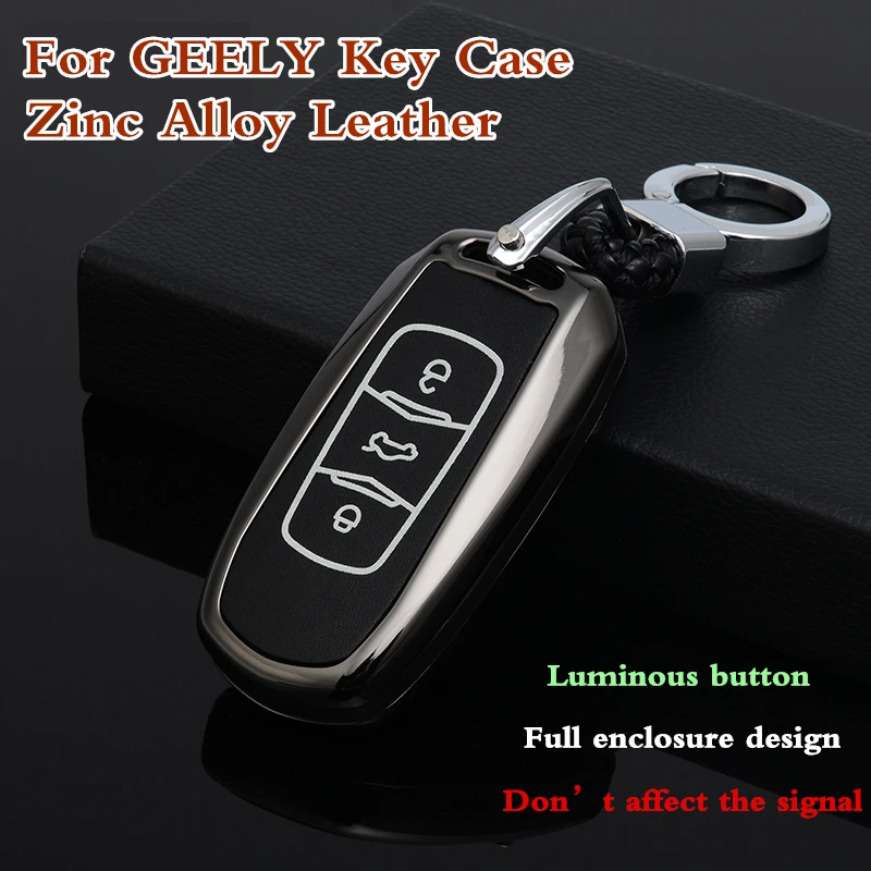 Luminous button Zinc alloy leather Car Key case shell cover For Geely Emgrand X7 EmgrarandX7 SUV EX7 GT GC9 borui GE Atlas Boyue
Luminous button Zinc alloy leather Car Key case shell cover For Geely Emgrand X7 EmgrarandX7 SUV EX7 GT GC9 borui GE Atlas Boyue