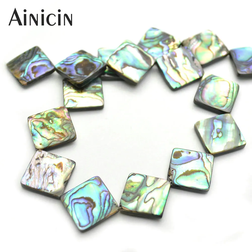 5 Strands Square Shape Diagonal Hole Natural Abalone Shell Beads DIY Jewelry Making Findings
5 Strands Square Shape Diagonal Hole Natural Abalone Shell Beads DIY Jewelry Making Findings