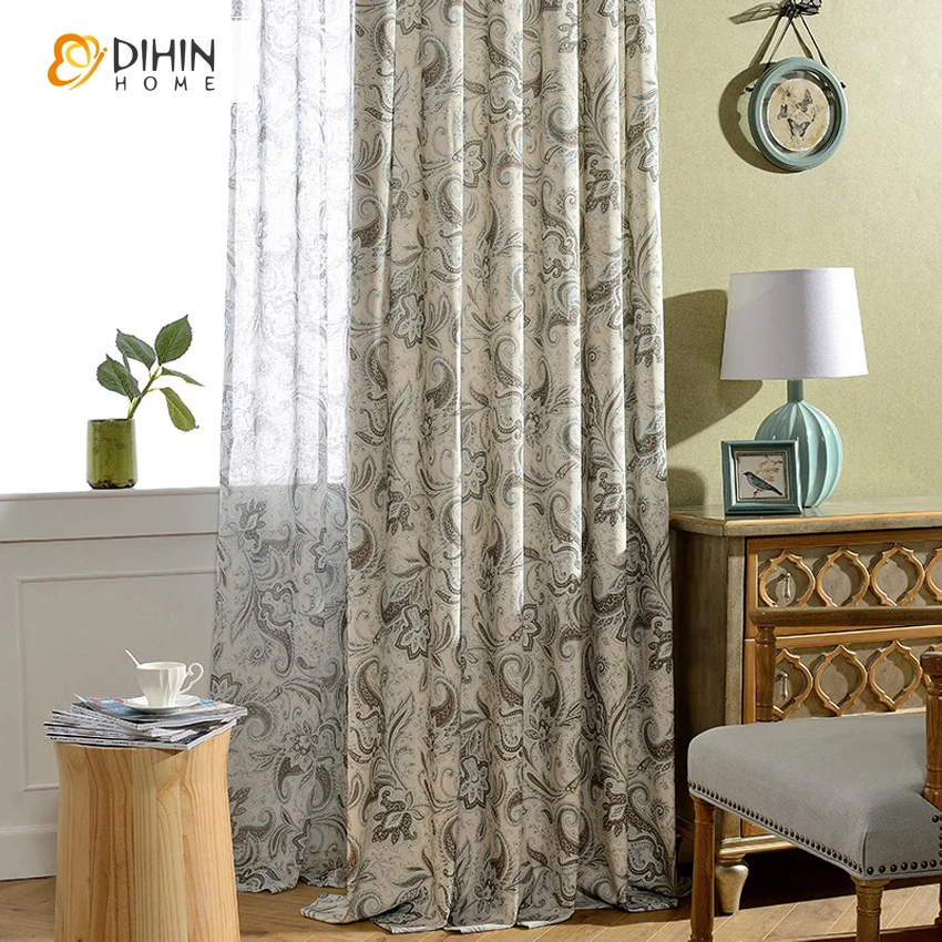 DIHIN 1PC Modern Floral Jacquard Curtain Natural Curtains For Living Room Draped High Quality Cloth Free Shipping
DIHIN 1PC Modern Floral Jacquard Curtain Natural Curtains For Living Room Draped High Quality Cloth Free Shipping