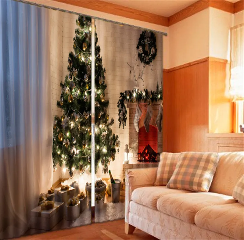 2017 Luxury christmas tree 3D Blackout Window Curtains For Kids Bedding room Living room Hotel Drapes Cortinas
2017 Luxury christmas tree 3D Blackout Window Curtains For Kids Bedding room Living room Hotel Drapes Cortinas