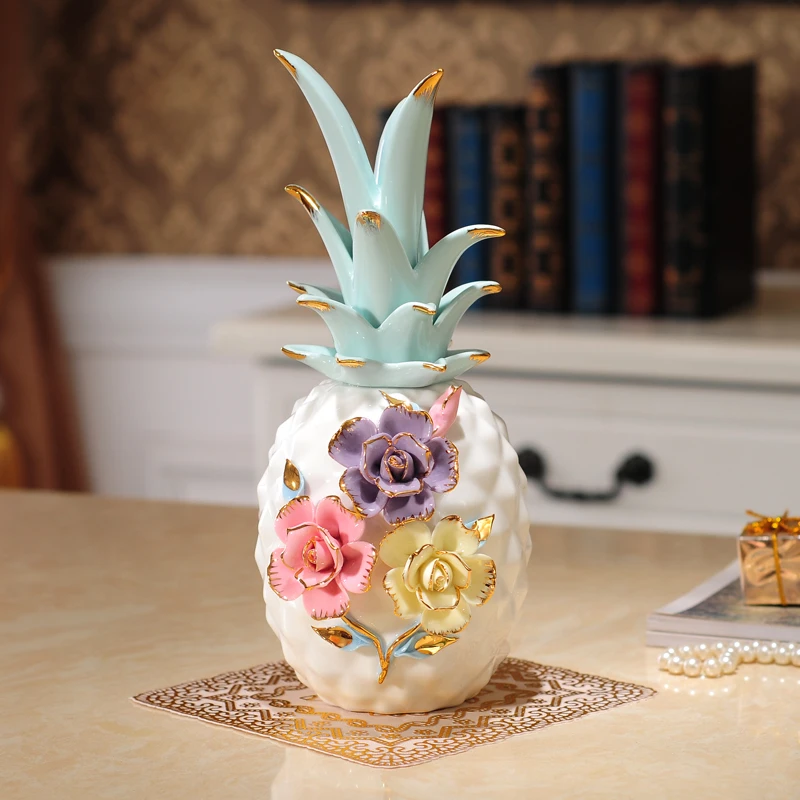 Nordic Pineapple Figurines Handmade Porcelain Statue Art Sculpture Ceramic Art&Craft Home Decoration Accessories R555
Nordic Pineapple Figurines Handmade Porcelain Statue Art Sculpture Ceramic Art&Craft Home Decoration Accessories R555