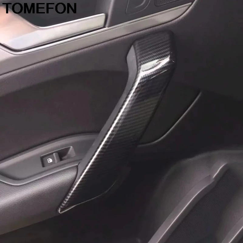 TOMEFON для Audi Q5 FY 2018 2019 внутренняя Передняя и задняя дверная ручка рамка Крышка