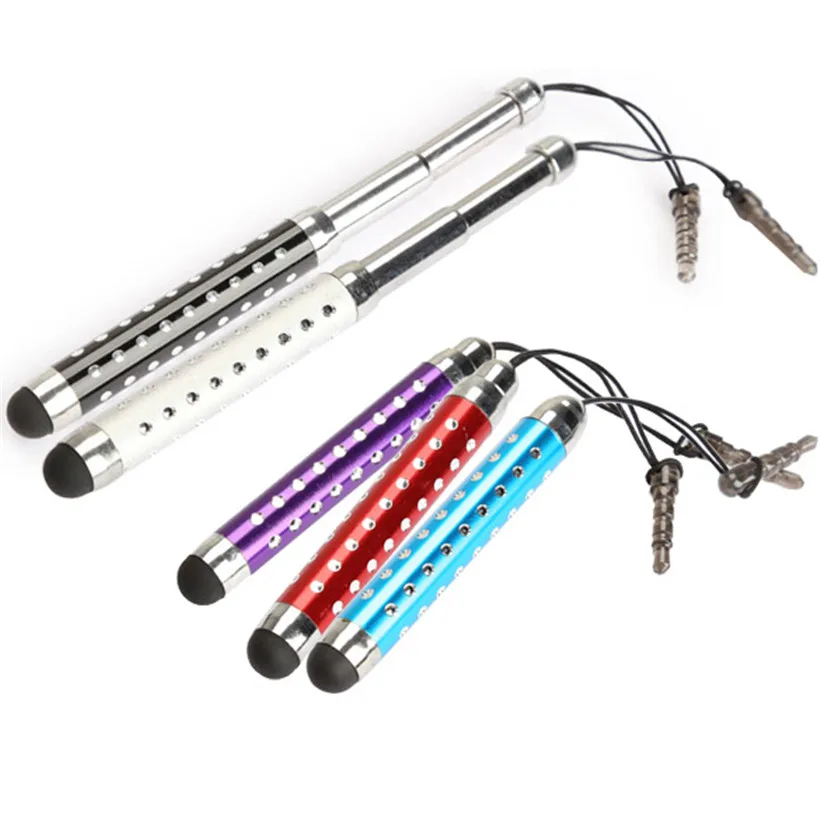 1Pc Capacitive Touch Screen Stylus Pen Retractable Three-tier With Rhinestone for Smart Cell Phone Tablet PC Accessories
1Pc Capacitive Touch Screen Stylus Pen Retractable Three-tier With Rhinestone for Smart Cell Phone Tablet PC Accessories