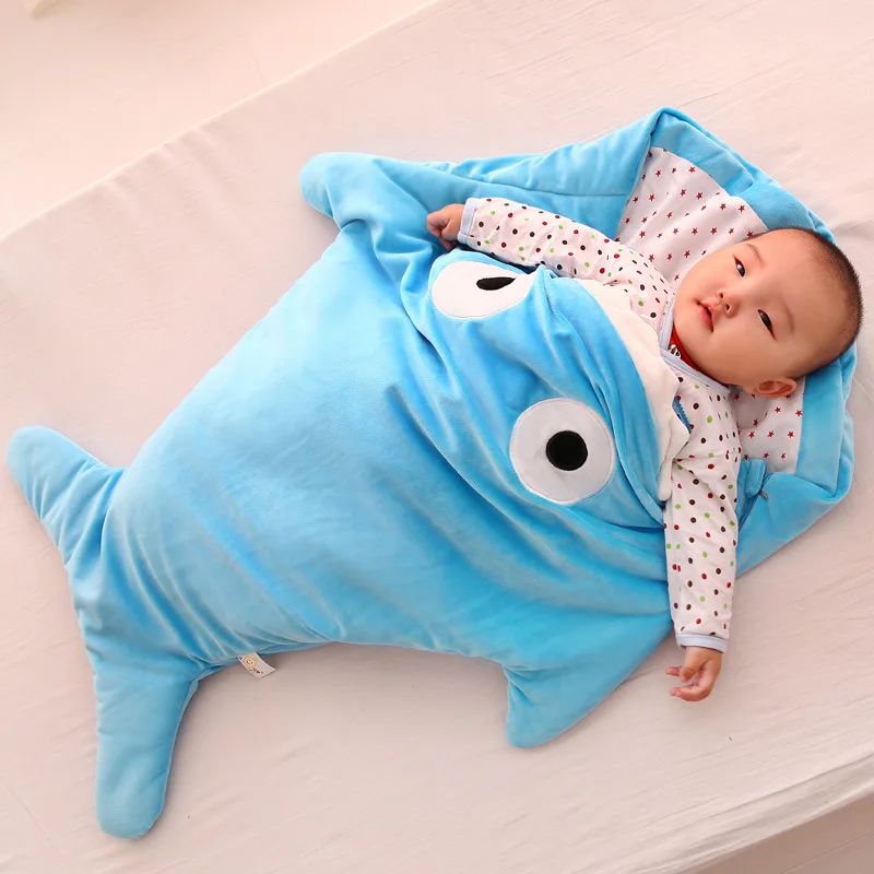 Shark Baby Sleeping Bag Anti-kick Cartoon Kids Hugged Infant Winter Sleeping Bag Comfortable 55cmx87cm
Shark Baby Sleeping Bag Anti-kick Cartoon Kids Hugged Infant Winter Sleeping Bag Comfortable 55cmx87cm