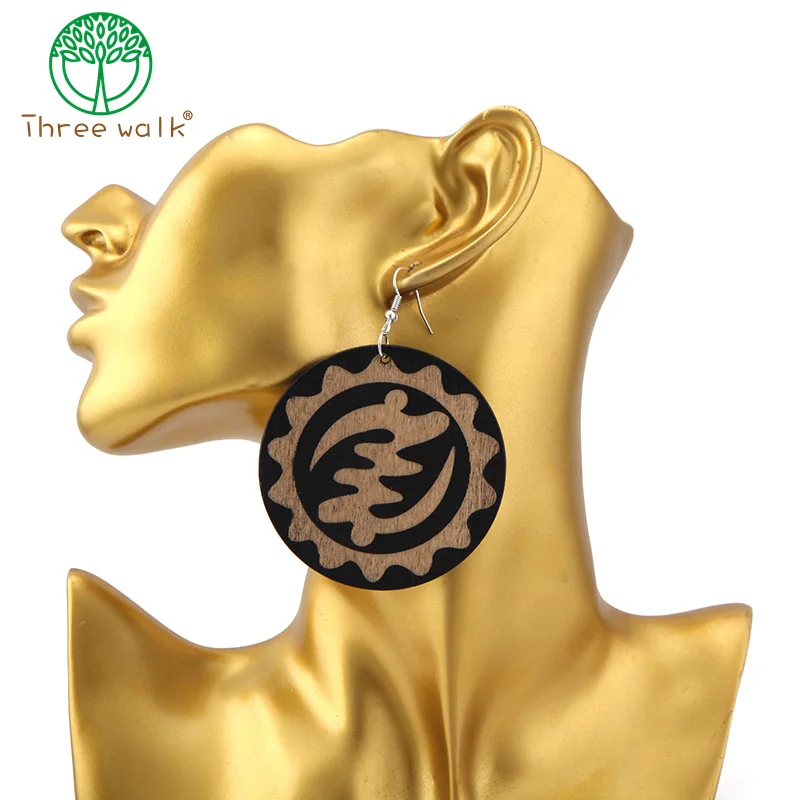 Afro Adinkra Symbol Natural Wood Drop Earrings African Ethnic Tribe Jewelry As Christmas Gifts For Women Blacks 1Pair
Afro Adinkra Symbol Natural Wood Drop Earrings African Ethnic Tribe Jewelry As Christmas Gifts For Women Blacks 1Pair