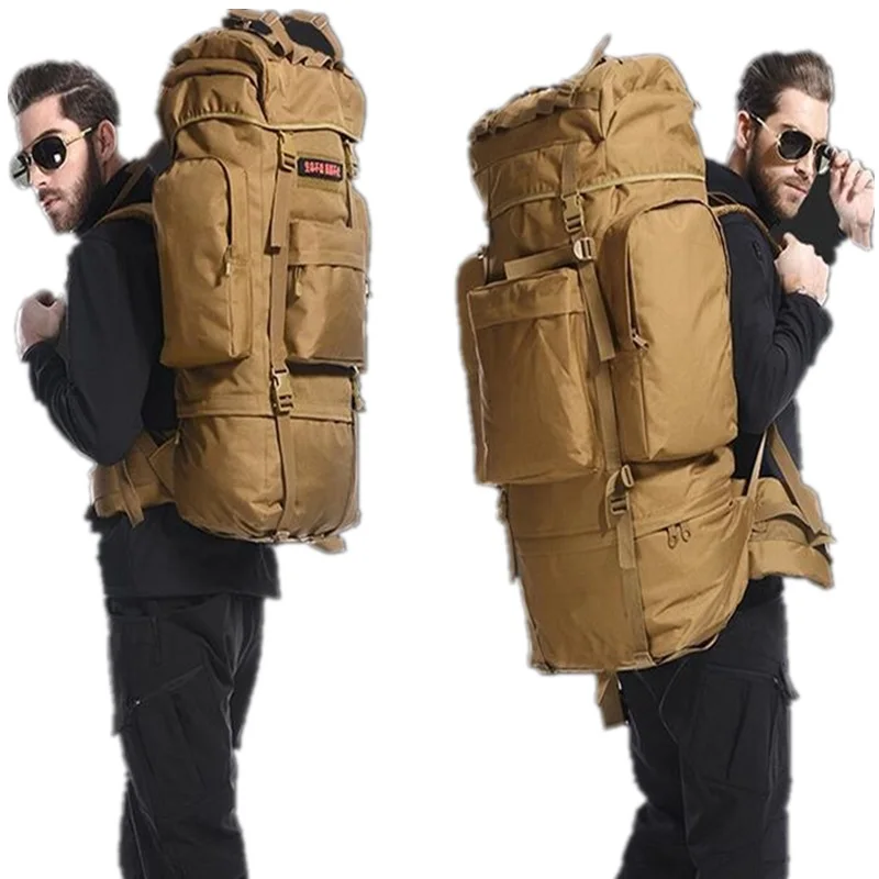 New 100L Outdoor Bag Camouflage Military Backpack Tactical Bags Waterproof Mulitifunctional Luggage Hiking Travel Big Duffel Bag
New 100L Outdoor Bag Camouflage Military Backpack Tactical Bags Waterproof Mulitifunctional Luggage Hiking Travel Big Duffel Bag