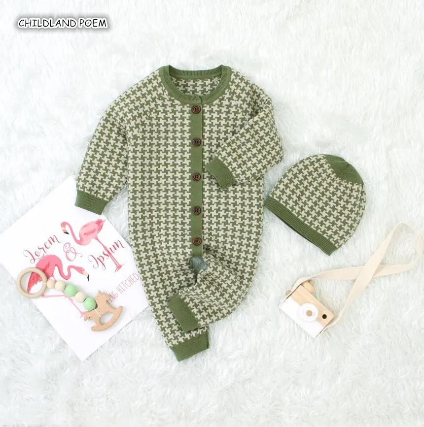 Knitted Baby Clothes Autumn Winter Baby Romper With Hat Baby Boy Girl Romper Cotton Infant Baby Jumpsuit Girl Boys Clothes
Knitted Baby Clothes Autumn Winter Baby Romper With Hat Baby Boy Girl Romper Cotton Infant Baby Jumpsuit Girl Boys Clothes