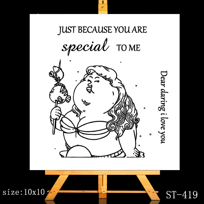 ZhuoAng Especially beautiful you Clear Stamps/Card Making Holiday decorations For scrapbooking Transparent stamps 10*10cm
ZhuoAng Especially beautiful you Clear Stamps/Card Making Holiday decorations For scrapbooking Transparent stamps 10*10cm