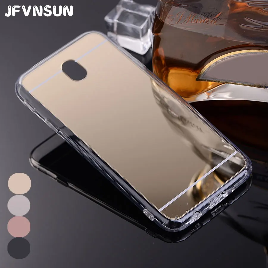 Чехол для Samsung J7 2017 J730 5 дюймовый роскошный защитный чехол с зеркальным покрытием