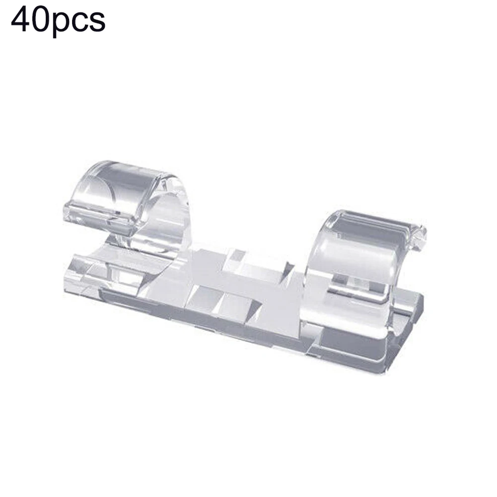 Hot Sale 20/40Pcs Self-Adhesive Cable Clip Clamp Cord Wire Organizer Management Holder
Hot Sale 20/40Pcs Self-Adhesive Cable Clip Clamp Cord Wire Organizer Management Holder
