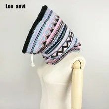 Женский шарф из искусственного меха Leo anvi Зимний дизайнерский