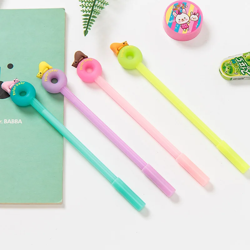 36 Pc/Lot Polar Bear Doughnut Water Signature Gel Ink Pen/ Student Office School Stationery / Children Prize Gift
36 Pc/Lot Polar Bear Doughnut Water Signature Gel Ink Pen/ Student Office School Stationery / Children Prize Gift