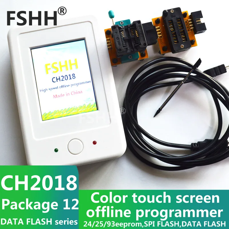 CH2018 цветной экран автономный программист SPI программист 24/25/93EEPROM DATA SPI FLASH с 45DBXX 208mi SOP8 гнездом адаптер
CH2018 цветной экран автономный программист SPI программист 24/25/93EEPROM DATA SPI FLASH с 45DBXX 208mi SOP8 гнездом адаптер