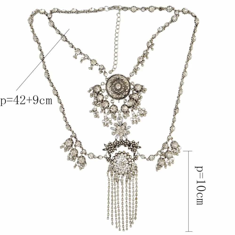 Bohemian Style Gypsy Vintage Fashion Choker Necklaces & Pendants Inlay Crystal Rhinestone Long Necklace For Women Jewelry
Bohemian Style Gypsy Vintage Fashion Choker Necklaces & Pendants Inlay Crystal Rhinestone Long Necklace For Women Jewelry