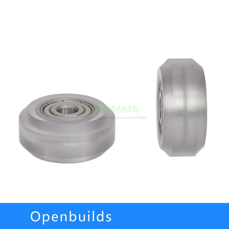 2pcs Transparent Openbuilds D-type POW pulley wheel with 625zz double bearing for for V-slot linear 3d printer Parts fast ship
2pcs Transparent Openbuilds D-type POW pulley wheel with 625zz double bearing for for V-slot linear 3d printer Parts fast ship