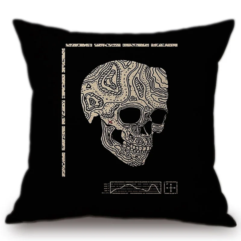 New Design Black Skull Printed Cushion Cover Throw Pillow Case Punk Style Office Sofa Chair Seat Home Decoration Cushion Cover
New Design Black Skull Printed Cushion Cover Throw Pillow Case Punk Style Office Sofa Chair Seat Home Decoration Cushion Cover