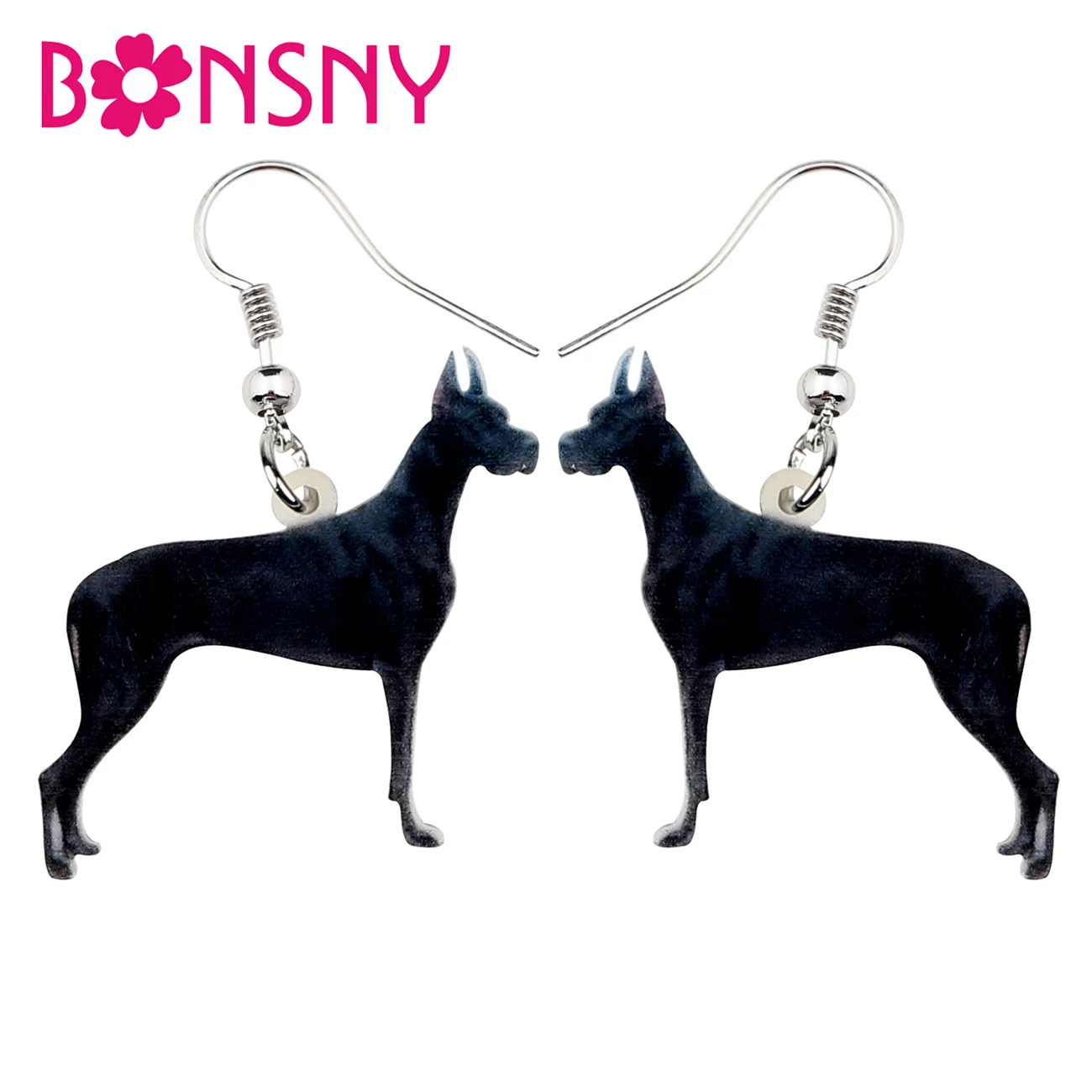 Bonsny Acrylic Great Dane Dog Earrings Dangle Drop Fashion Animal Jewelry Gift For Women Girls Pet Lovers Wholesale Party Charms
Bonsny Acrylic Great Dane Dog Earrings Dangle Drop Fashion Animal Jewelry Gift For Women Girls Pet Lovers Wholesale Party Charms