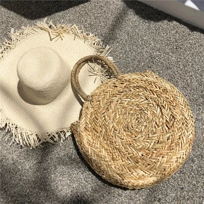 2018 New Natural hand-woven big straw bag round popularity straw Women Shoulder Bag beach holiday bag Ladies Tote large handbag
2018 New Natural hand-woven big straw bag round popularity straw Women Shoulder Bag beach holiday bag Ladies Tote large handbag