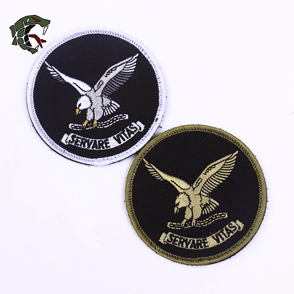 Фото Военная нашивка TSNK DG/NSWDG/DEVGRU/Seal6/Gloden Team наплечный пластырь HRT| |