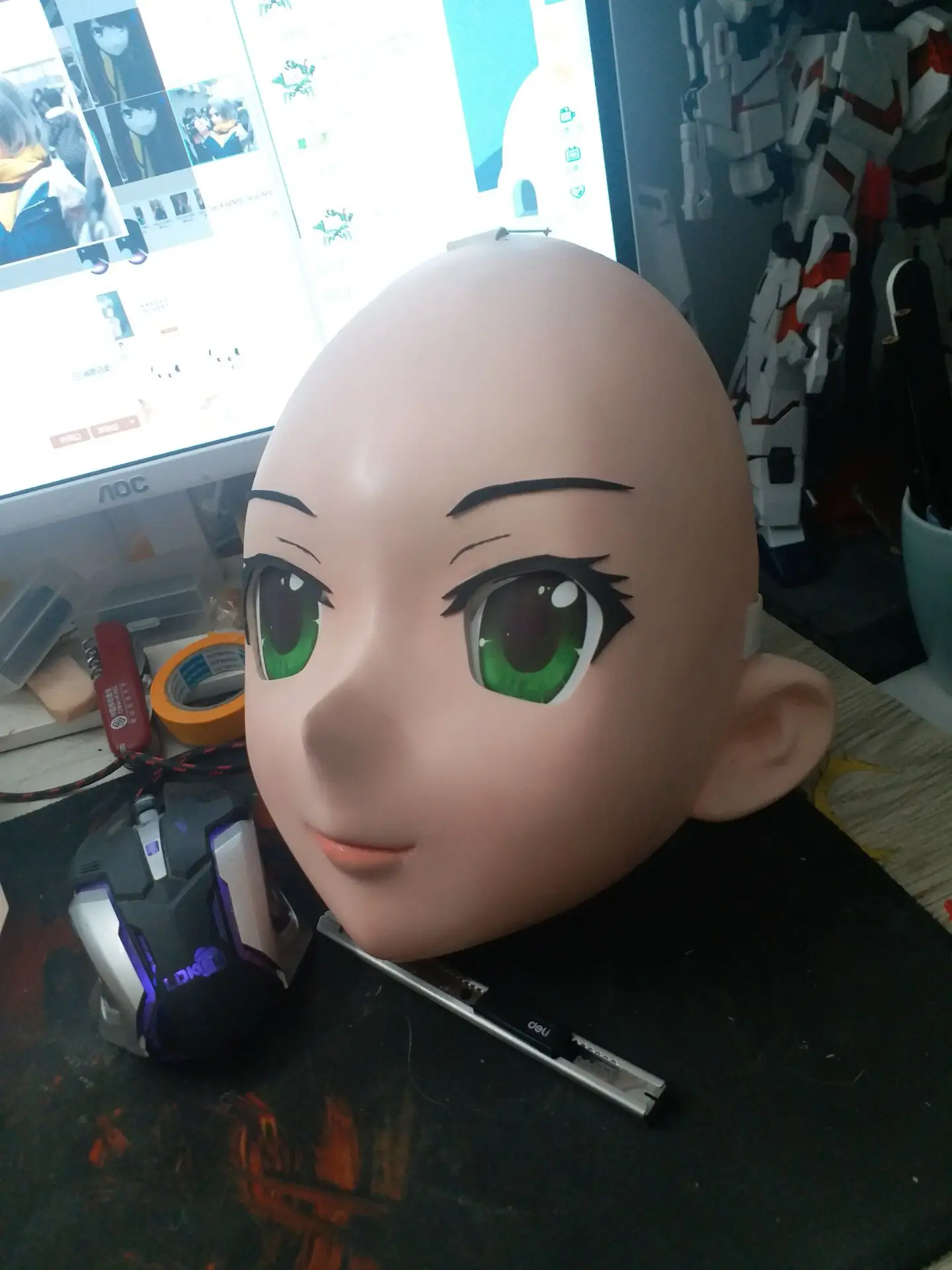 (NEW-06) BJD Kigurumi Transsexuals Beauty Makeup Cosplay Silicone Mask Anime Kigurumi Masks Crossdresser Doll
(NEW-06) BJD Kigurumi Transsexuals Beauty Makeup Cosplay Silicone Mask Anime Kigurumi Masks Crossdresser Doll