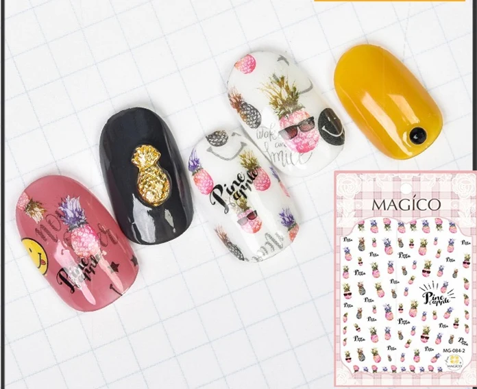Newest MG-084-2 Pink pineapple 3d nail art sticker nail decal stamping export japan designs rhinestones decorations
Newest MG-084-2 Pink pineapple 3d nail art sticker nail decal stamping export japan designs rhinestones decorations