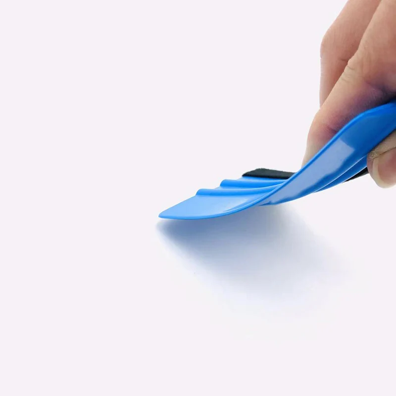 Синие фетр скребок виниловая пленка Обёрточная бумага инструмент ткань