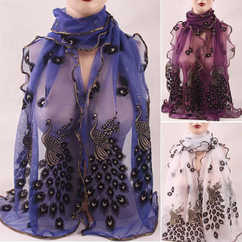 1PC 7 Colors Fashion Women/Lady's Silk Scarves Chiffon Transparent Long Soft Wrap Shawl Stole Peacock Scarf 190*40CM
1PC 7 Colors Fashion Women/Lady's Silk Scarves Chiffon Transparent Long Soft Wrap Shawl Stole Peacock Scarf 190*40CM