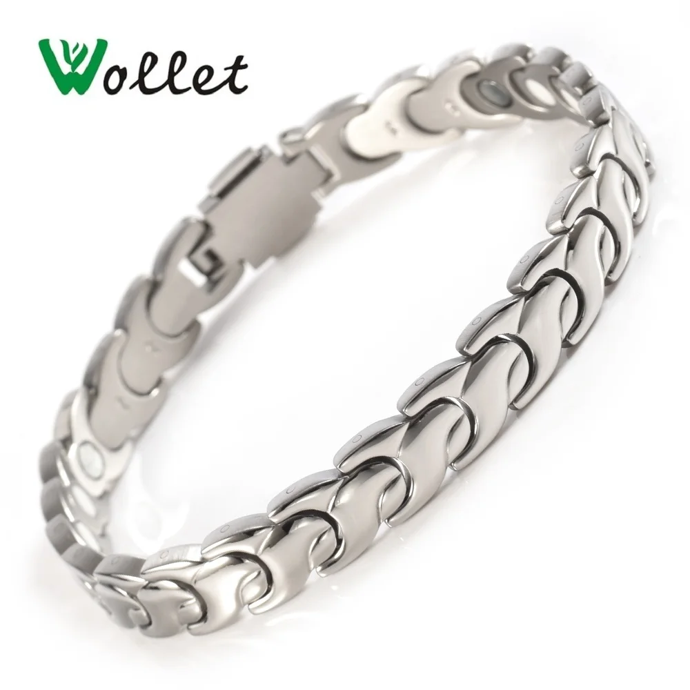 Wollet Jewelry Stainless Steel Magnetic Bracelet Bangle For Women Men Magnets Infrared Ion Magnets No Plating Health Care Silver
Wollet Jewelry Stainless Steel Magnetic Bracelet Bangle For Women Men Magnets Infrared Ion Magnets No Plating Health Care Silver