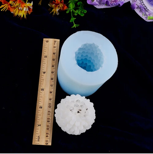 Wholesale Silicone mold K344 Pinecone shape Candle mold Decoration Fondant cake mould Baking mold
Wholesale Silicone mold K344 Pinecone shape Candle mold Decoration Fondant cake mould Baking mold