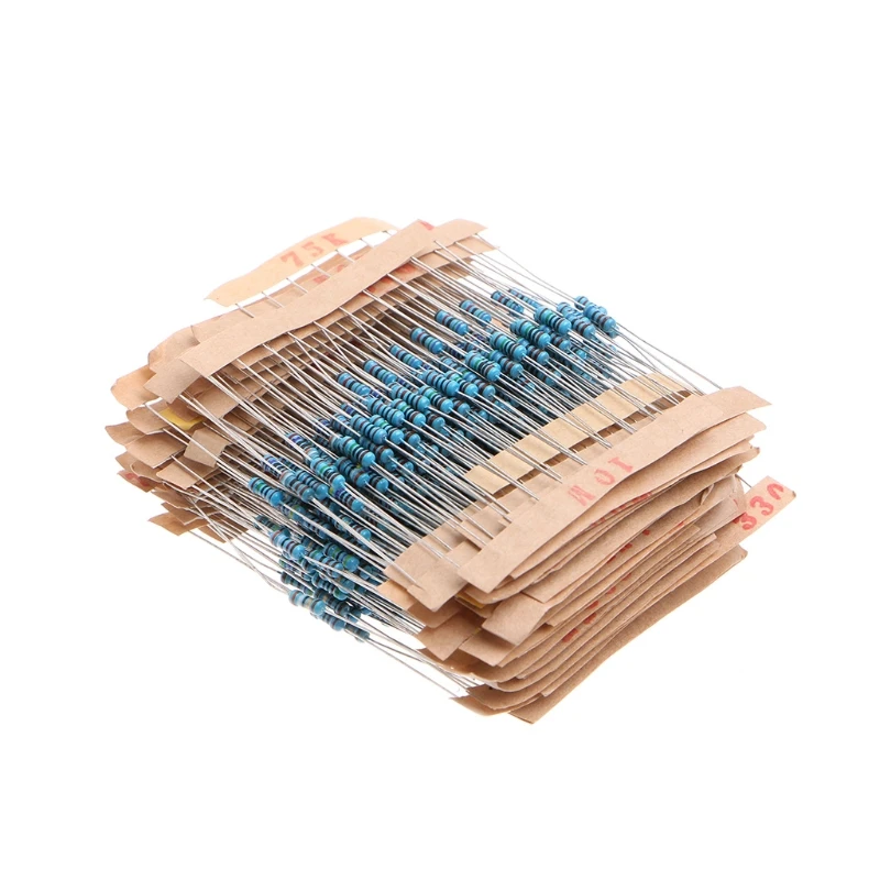 560 Pcs 56 Value 1/4W 5% Metal Film Resistor Assorted Kit Set 1 ohm-10M ohm New 2019
560 Pcs 56 Value 1/4W 5% Metal Film Resistor Assorted Kit Set 1 ohm-10M ohm New 2019